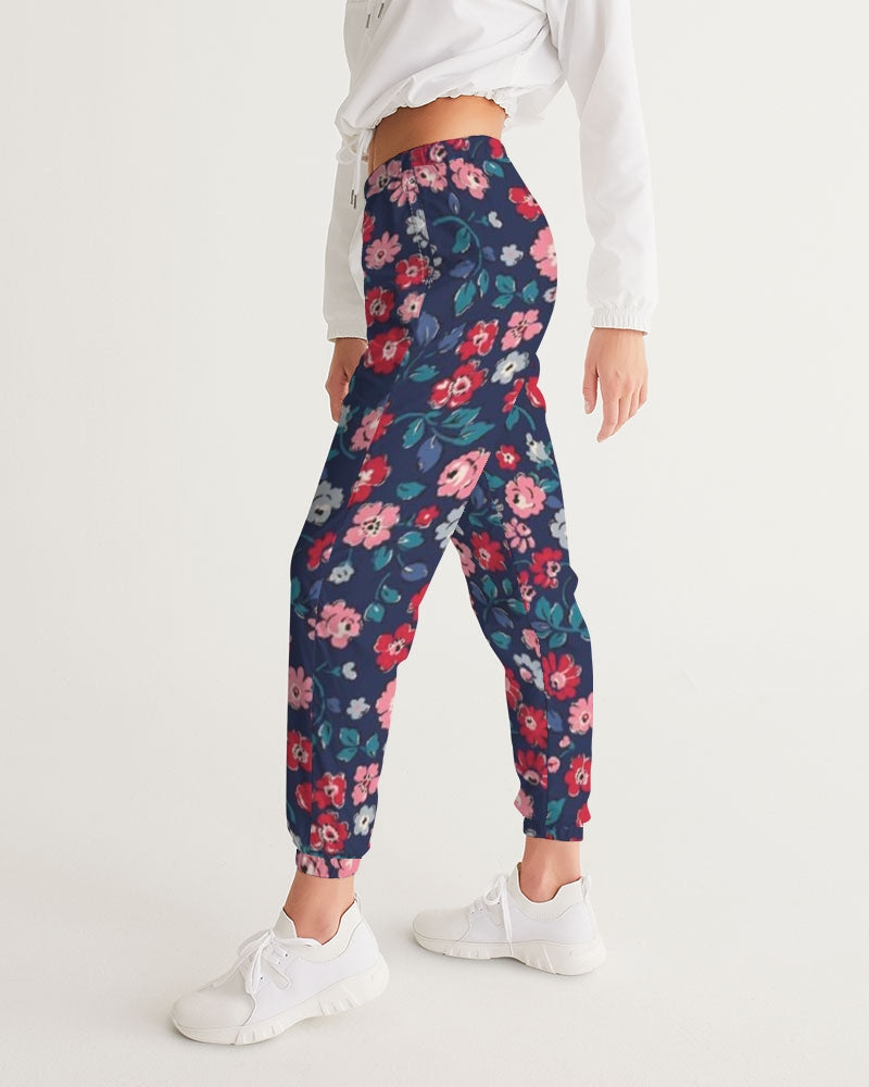 Midnight blue pretty glance.  Women's All-Over Print Track Pants