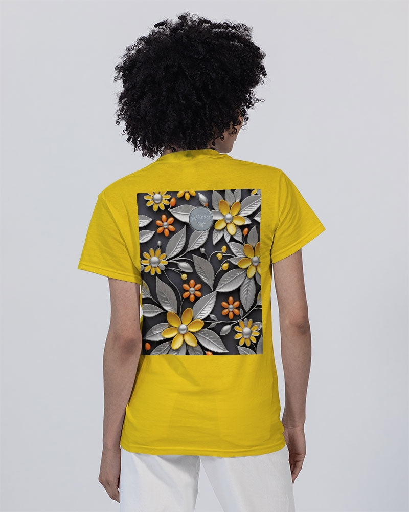 Sweet Silver Yellow Flower Grey Hair sister.[Part three] Unisex Heavy Cotton T-Shirt | Gildan