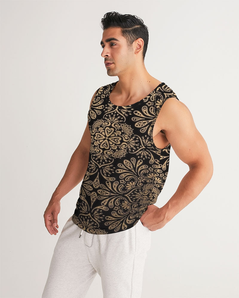 Man of Elegance Men's All-Over Print Sport Tank