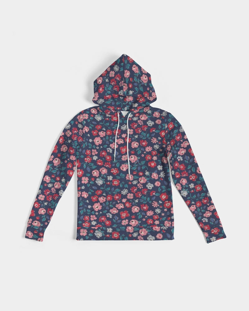 Midnight blue pretty glance.  Women' All-Over Print Hoodie