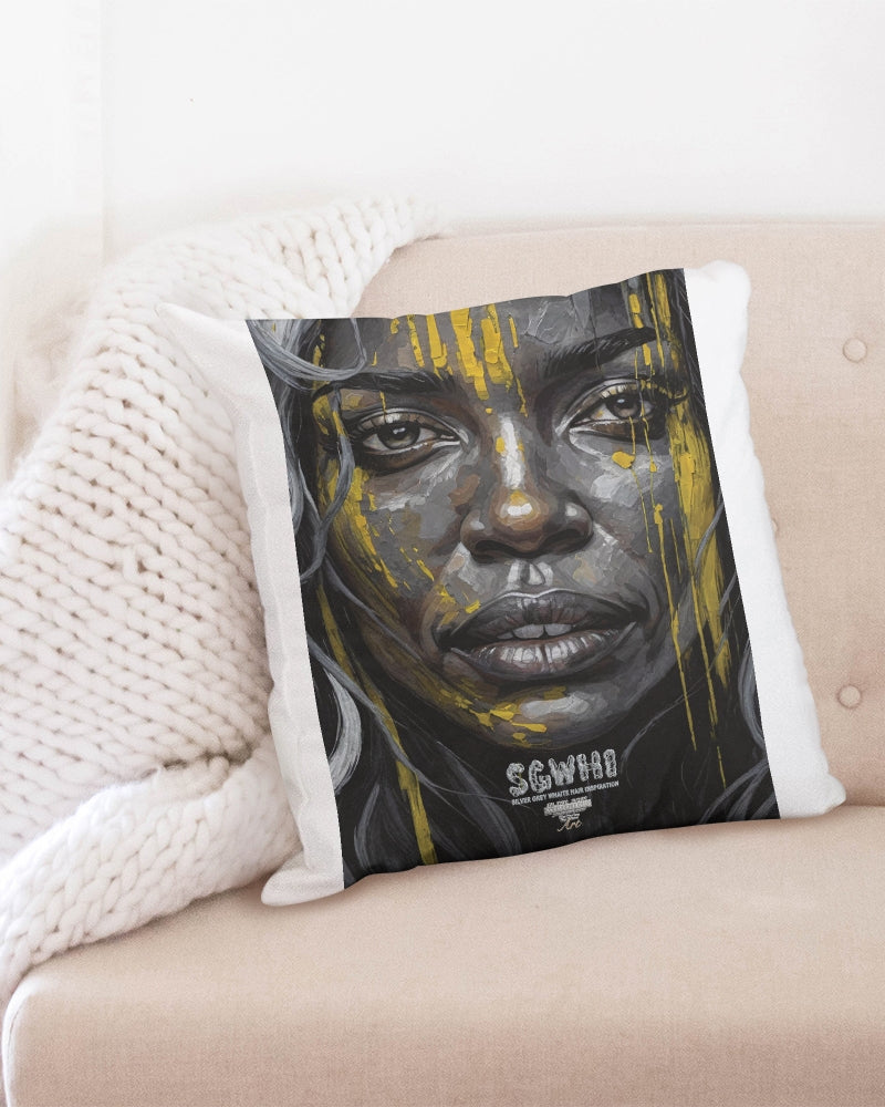 Black Sister Collection [Part 3 ] Throw Pillow Case 20"x20"