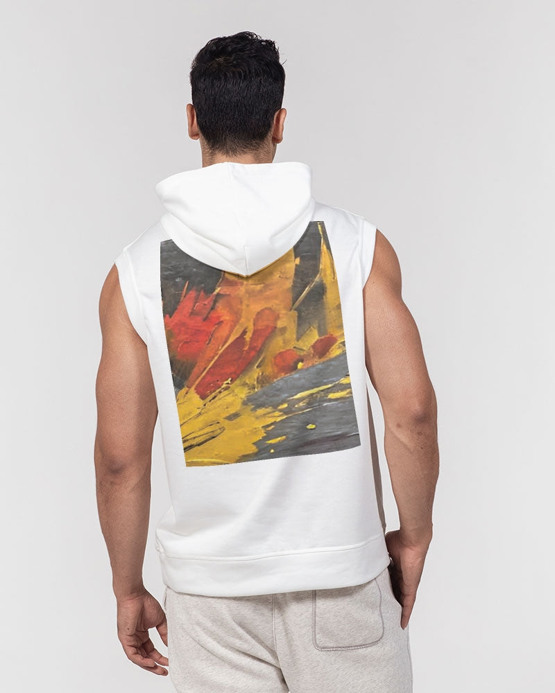 Asian Knight Men's All-Over Print Heavyweight Sleeveless Hoodie