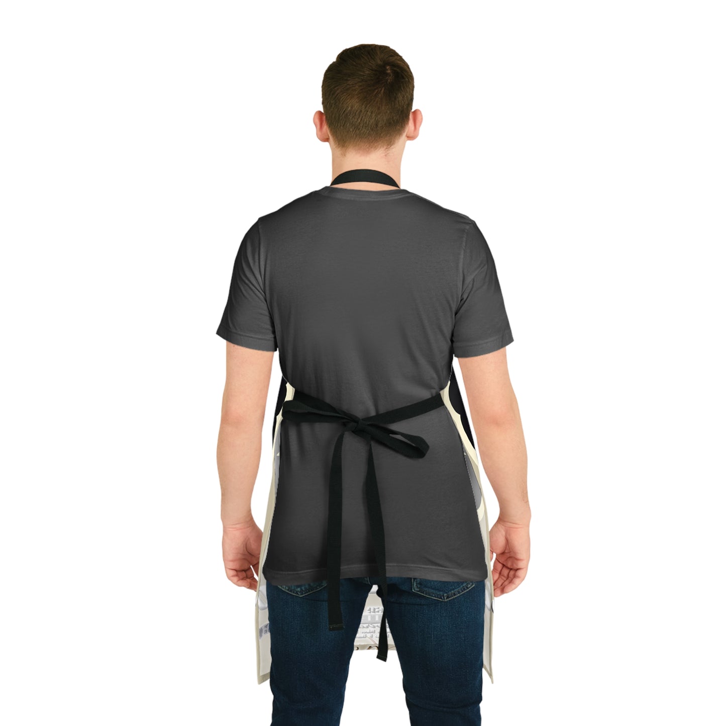 Black gentleman Silverfox Apron (AOP)