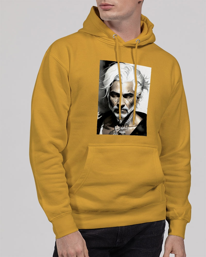 Handsome Silver grey Indian ink Portrait Unisex Premium Pullover Hoodie | Lane Seven