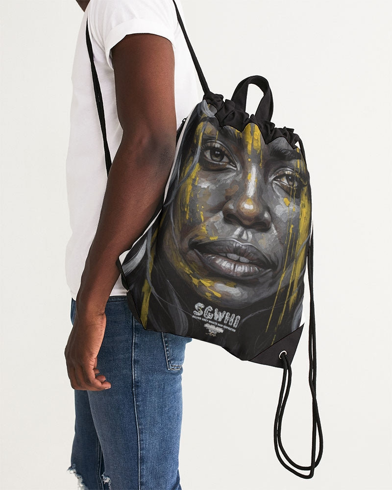 Black Sister Collection [Part 3 ] Canvas Drawstring Bag