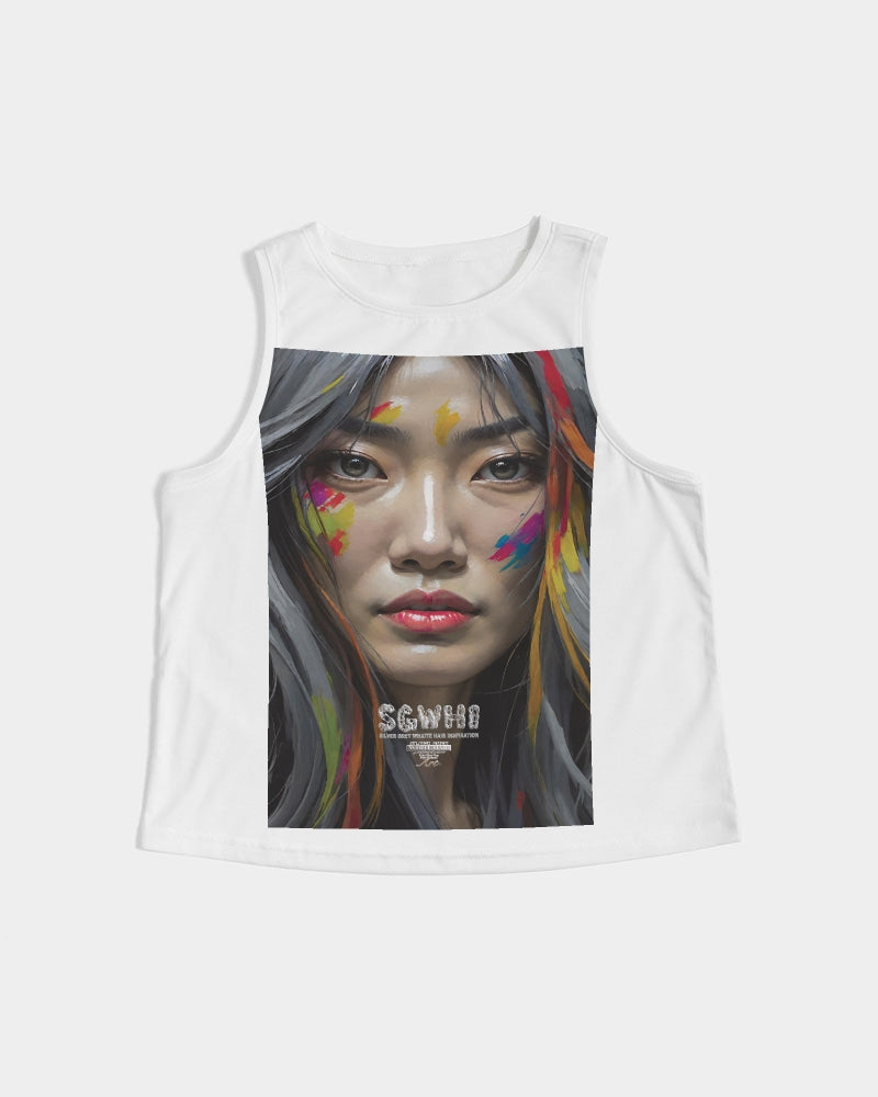 Asian Collection (Part 2 ) Women's All-Over Print Cropped Tank