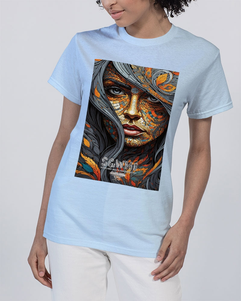 Beautiful Mosaic White Sister  Unisex Heavy Cotton T-Shirt | Gildan