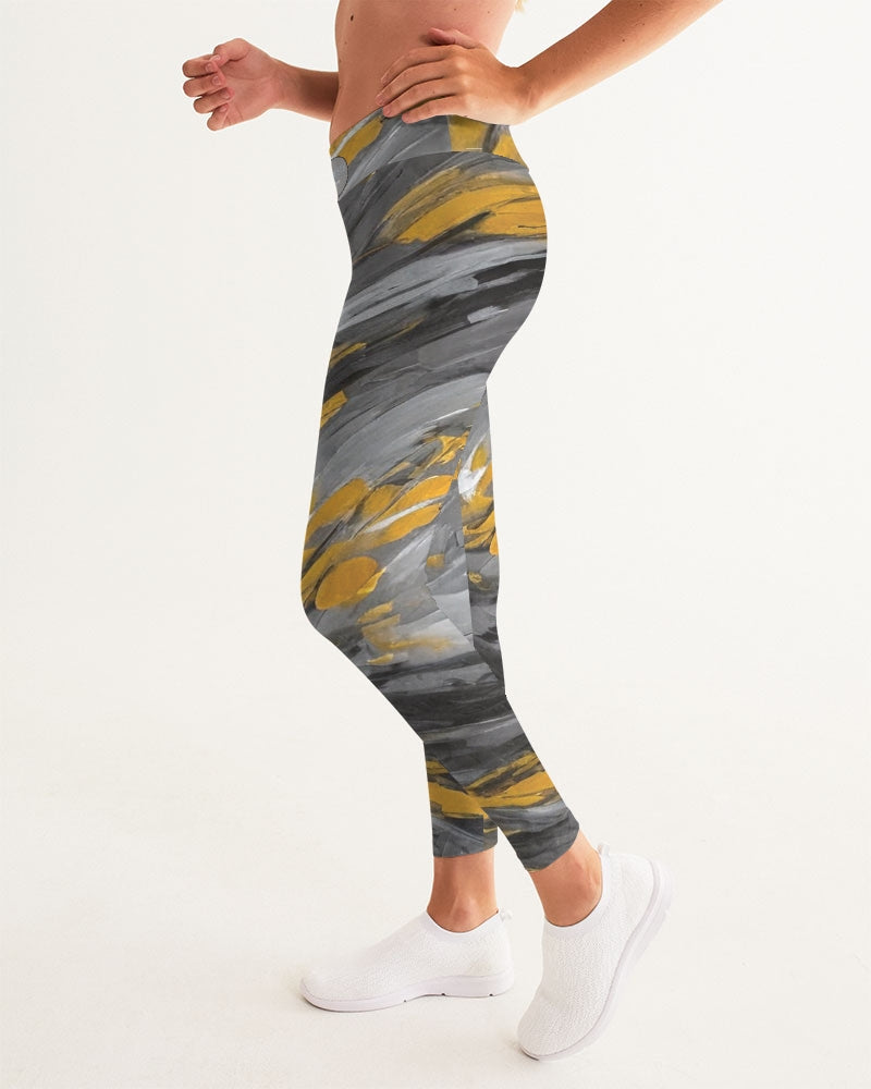 Black Sister Collection [Part 1 ] Women's All-Over Print Yoga Pants