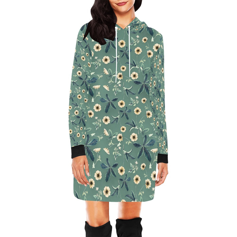 Women's All Over Print Hoodie Mini Dress (H27)