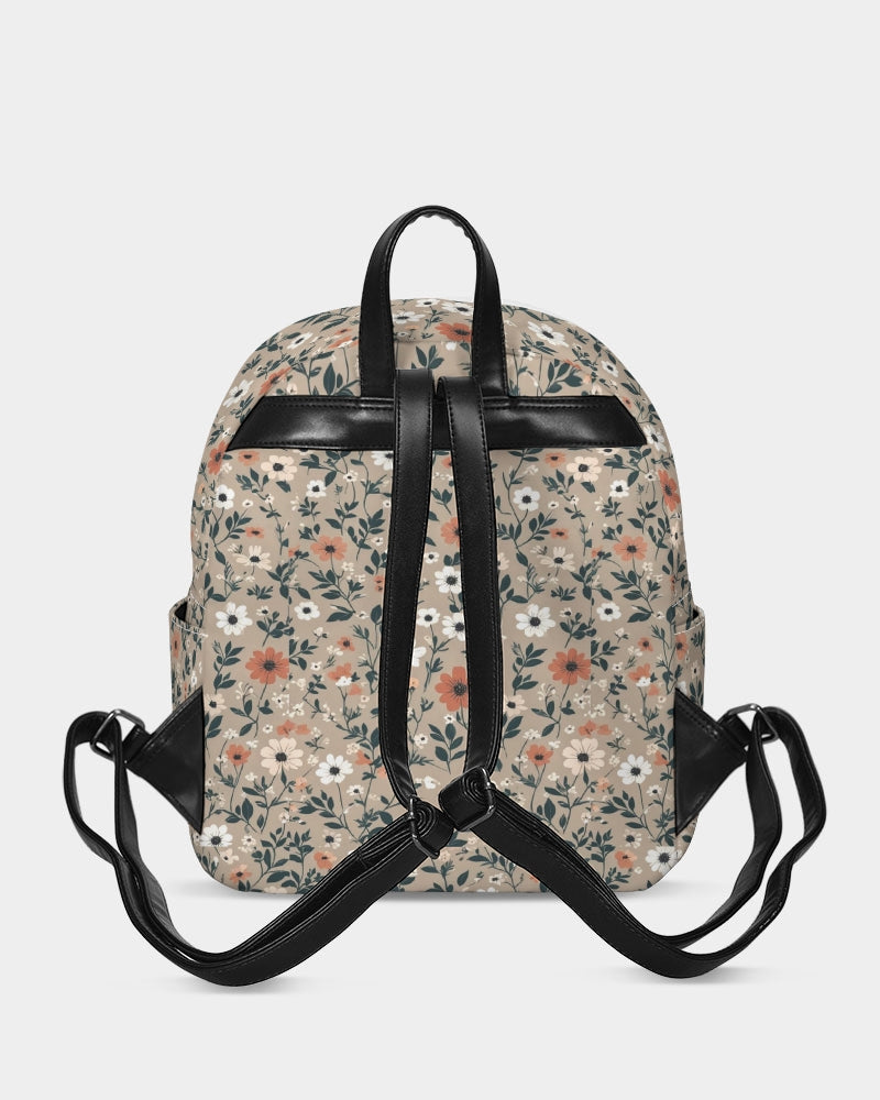 Busy and pretty Mini Canvas Backpack