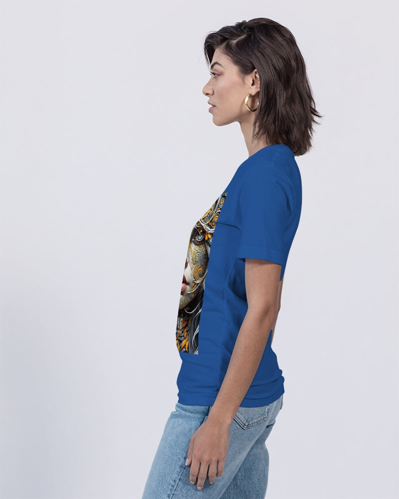 Sweet Silver Yellow Flower Grey Hair sister.[Part three] Unisex Jersey V-Neck Tee | Bella + Canvas