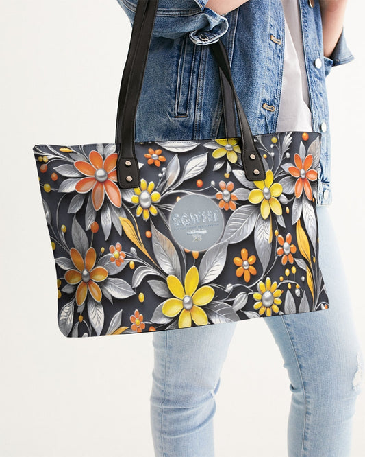 Sweet Silver Yellow Flower Grey Hair sister.[Part three] Stylish Tote