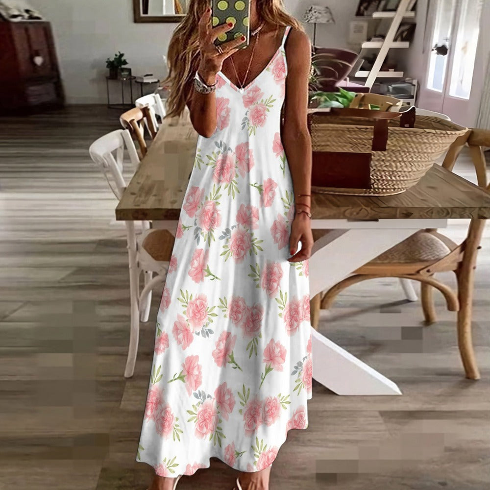 Sling Ankle Long Dress