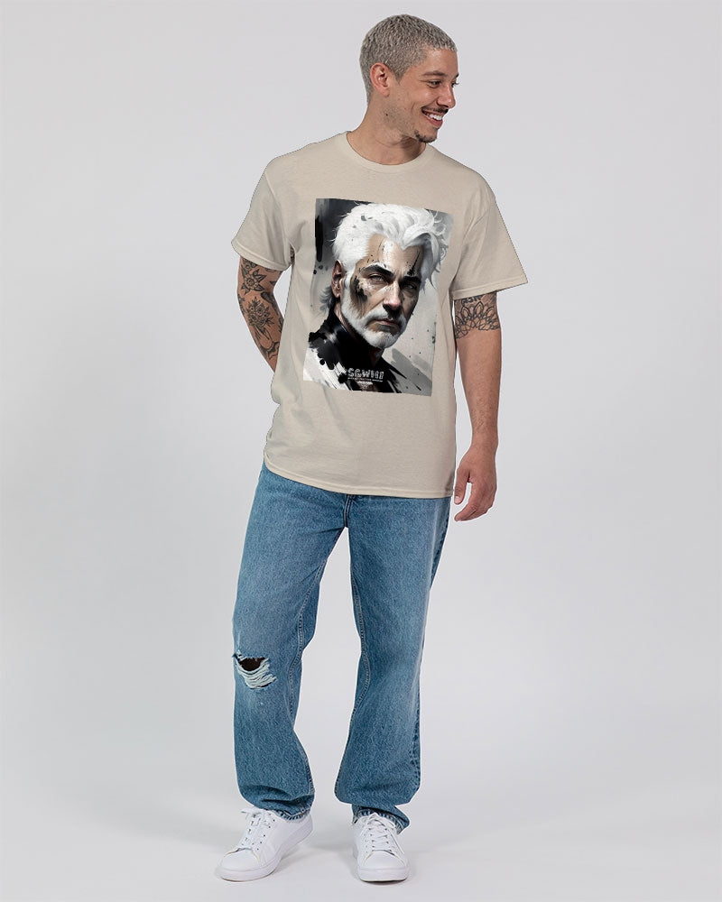 White silver grey fox King Unisex Ultra Cotton T-Shirt | Gildan