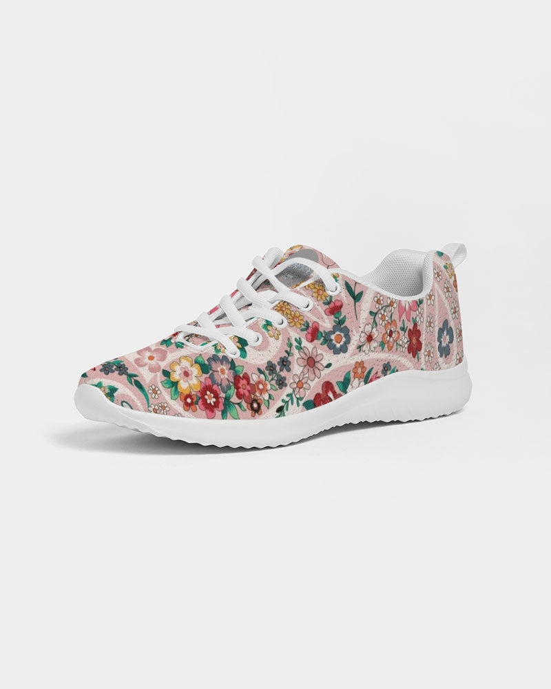 Pink abstract Pretty Sisters Women's Athletic Shoe