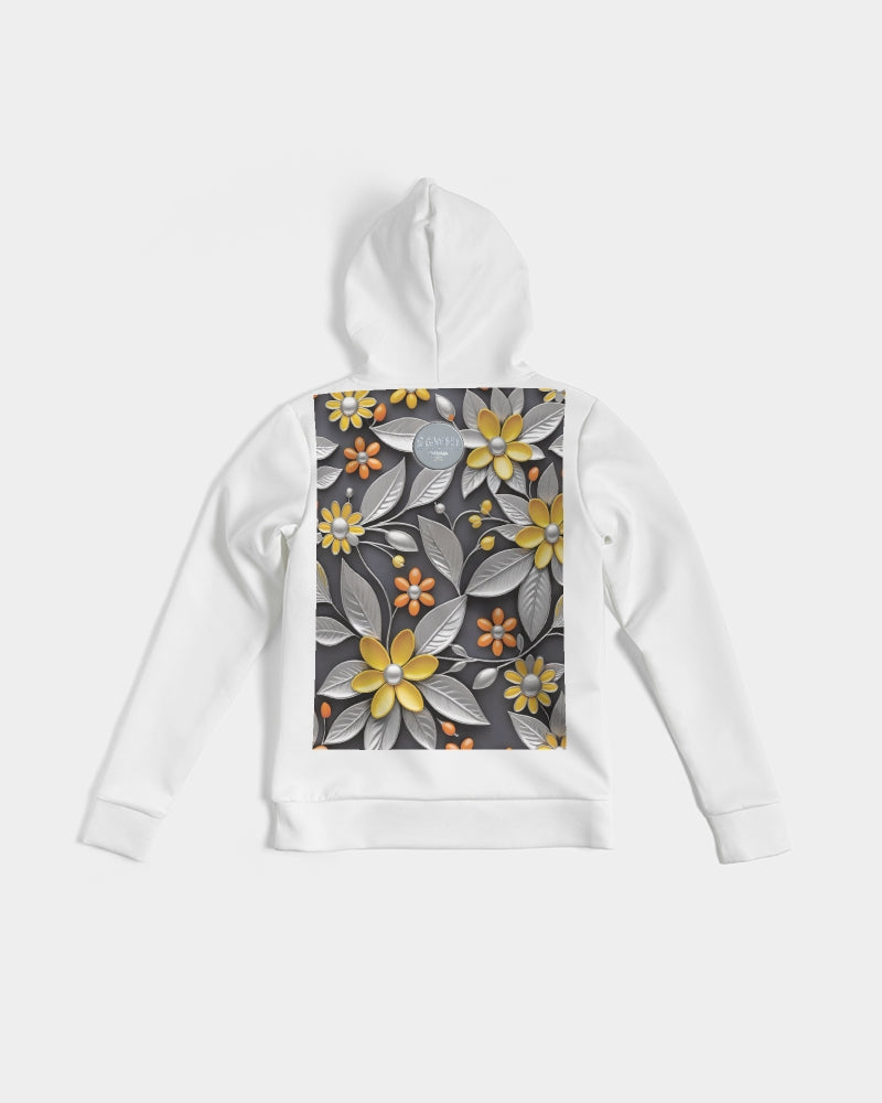 Sweet Silver Yellow Flower Grey Hair sister.[Part three] Women's All-Over Print Hoodie