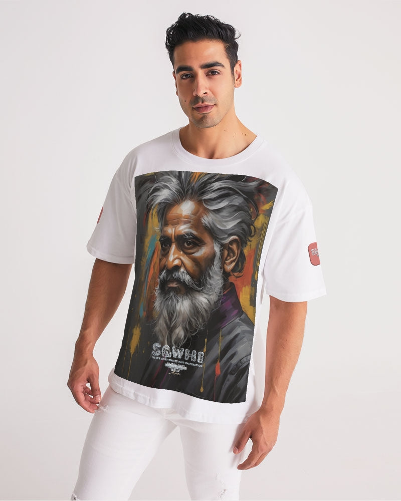 South Asian Knight Men's All-Over Print Premium Heavyweight Tee