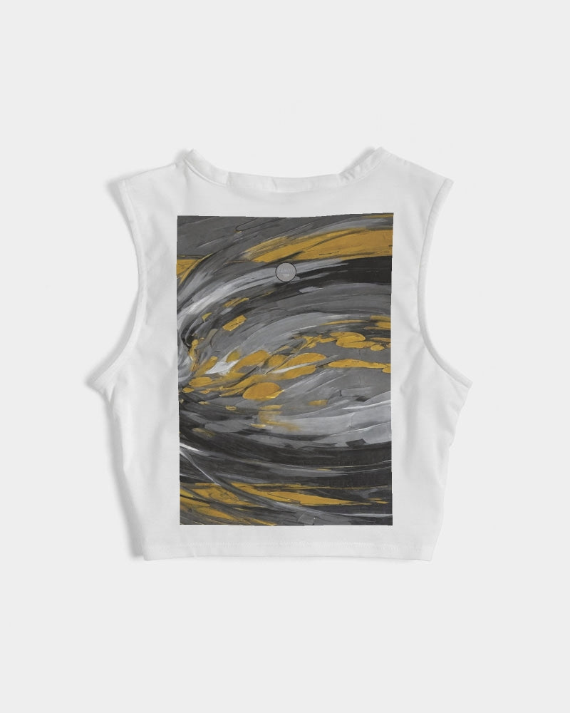 Black Sister Collection [Part 2 ] Women's  All-Over Print Twist-Front Tank