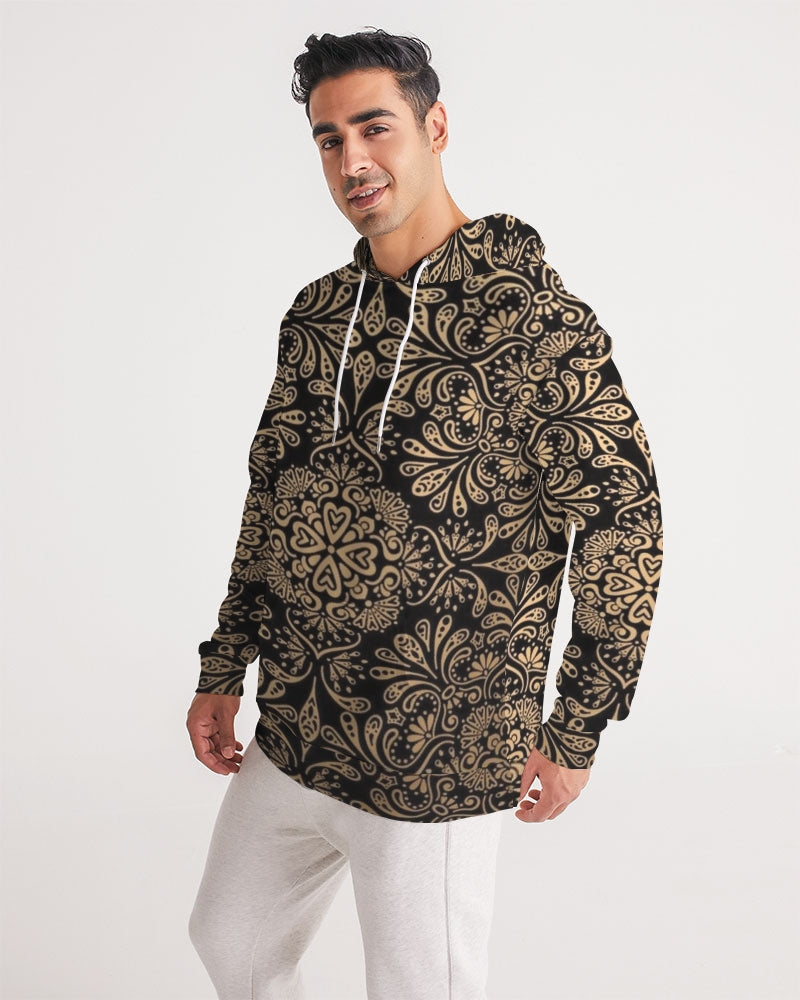 Man of Elegance Men's All-Over Print Hoodie