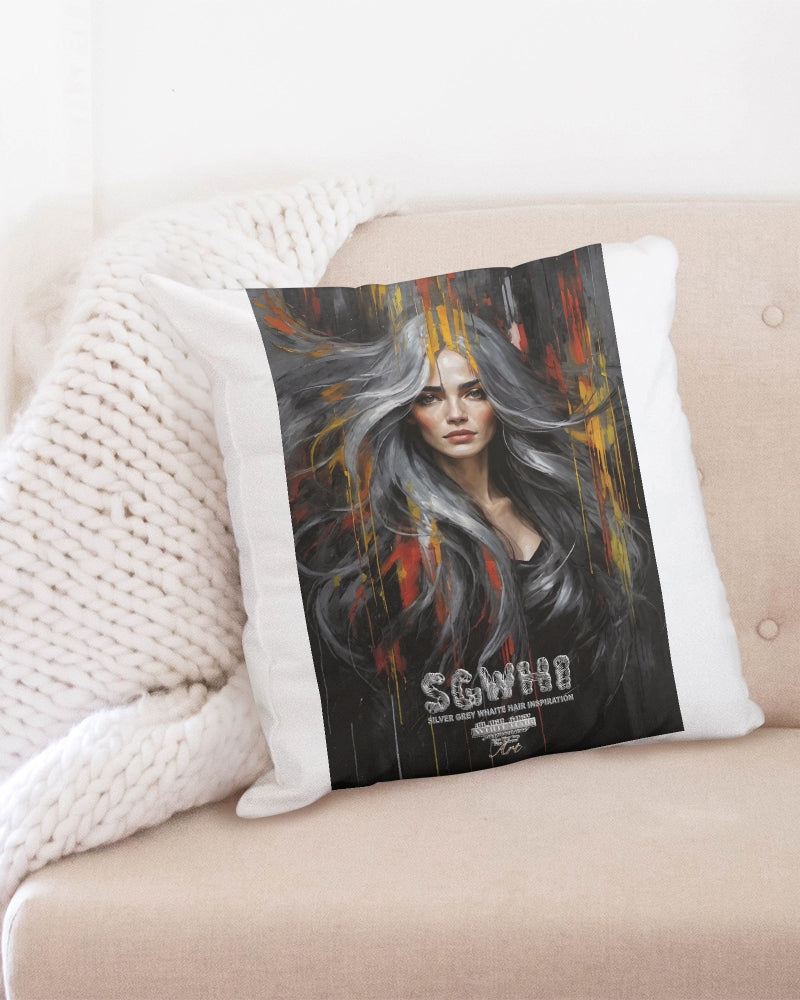 Beautiful white Sister [Part two collection] Throw Pillow Case 20"x20"