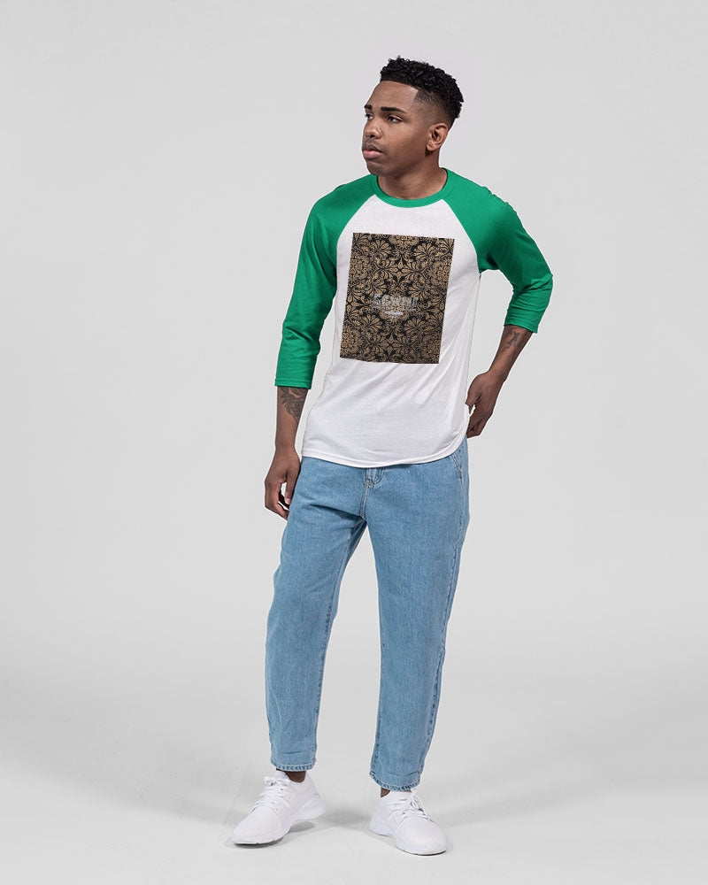 Man of Elegance Unisex Three-Quarter Sleeve Baseball Tee | Bella + Canvas