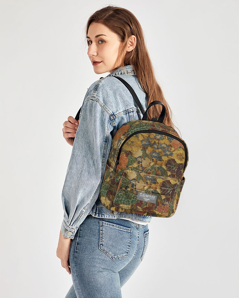 Autumn play Mini Canvas Backpack