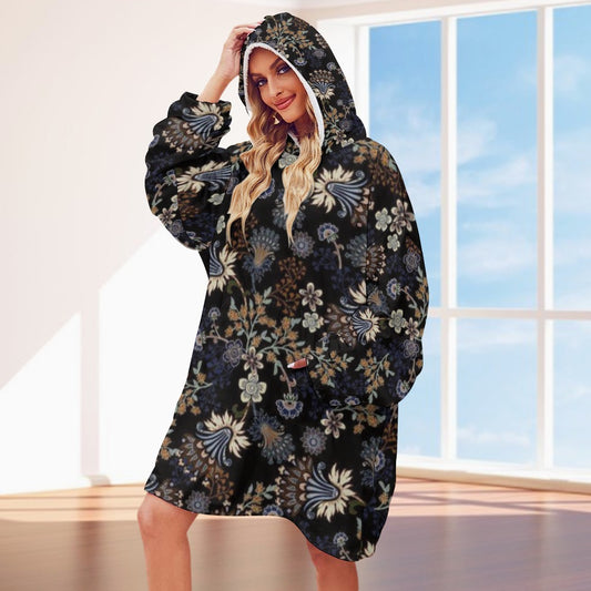 Women's Adult Hooded Blanket Shirt