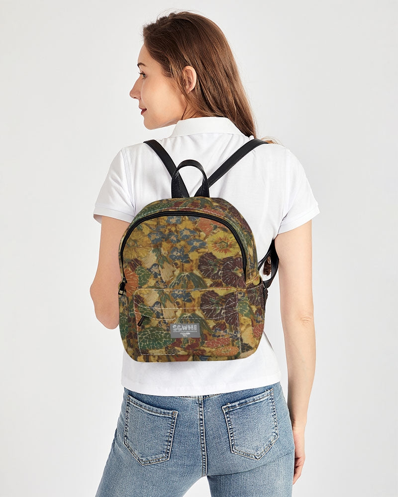 Autumn play Mini Canvas Backpack