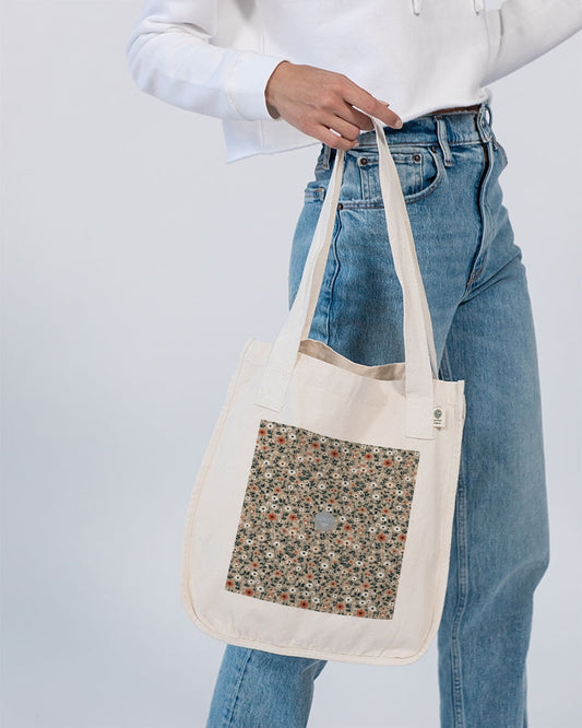 Busy and pretty Organic Cotton Canvas Market Tote | Econscious