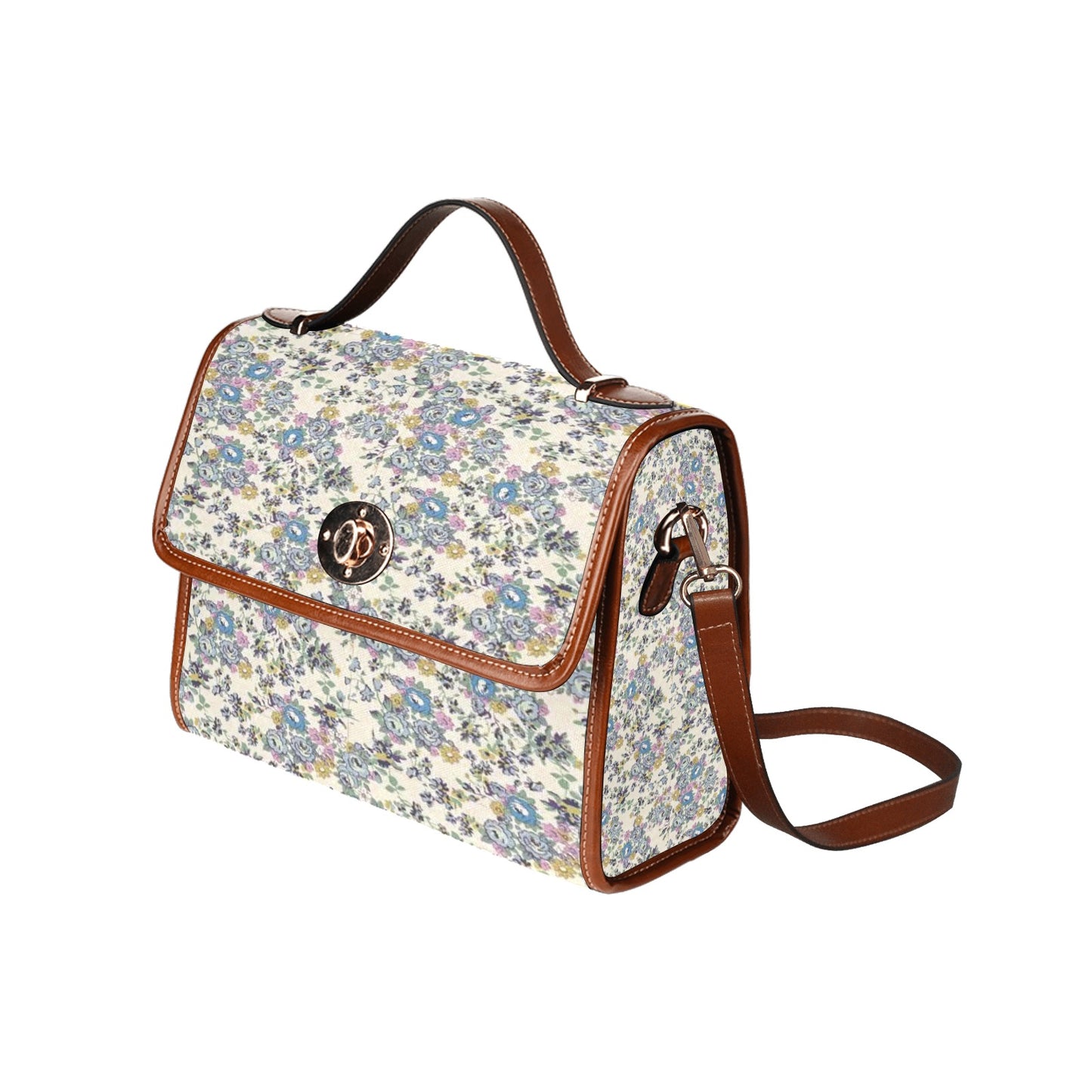 Waterproof Canvas Bag-Brown (All Over Print) (1641)