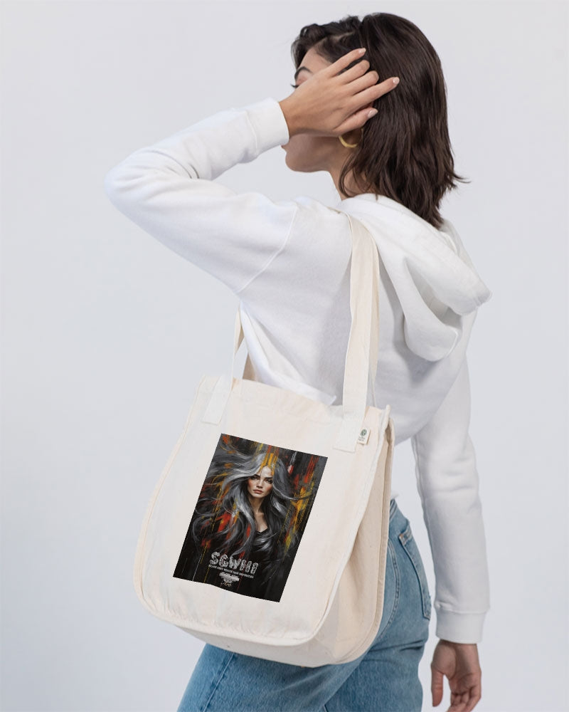 Beautiful white Sister [Part two collection] Organic Cotton Canvas Market Tote | Econscious