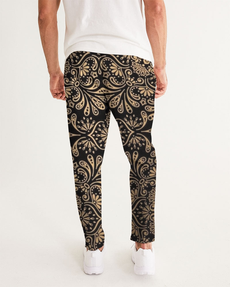 Man of Elegance Men's All-Over Print Joggers