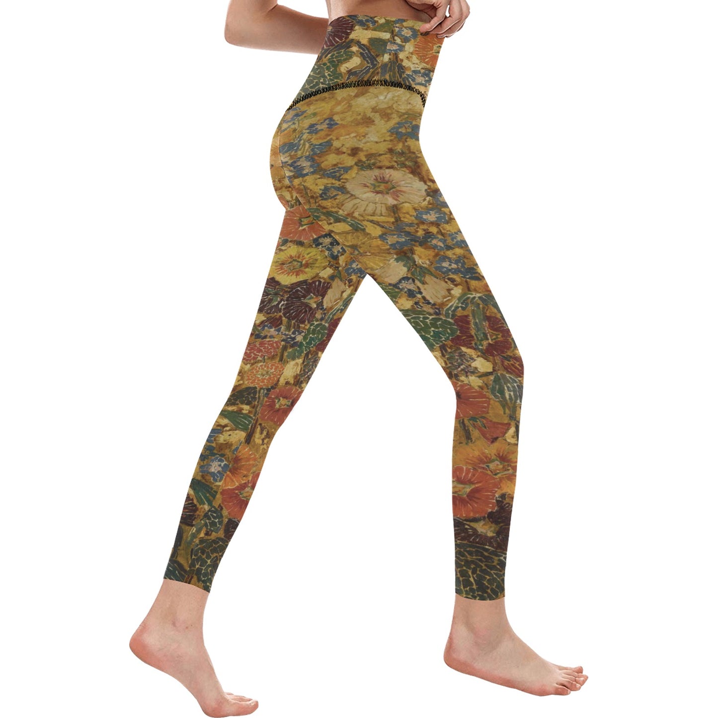 Women's High-Waisted Leggings (Model L36)