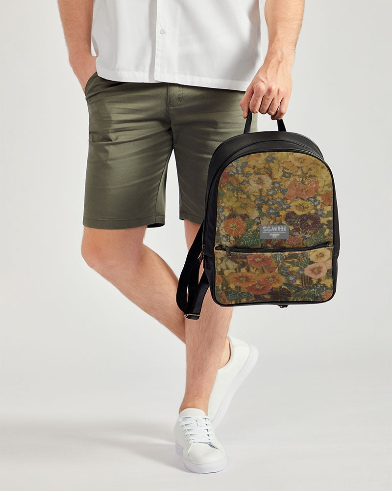 Autumn play Classic Faux Leather Backpack