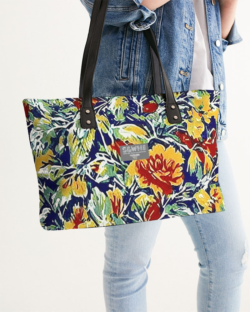 Painted floor design Stylish Tote