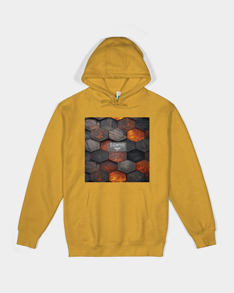 Cool stone hexagon patten 3D Unisex Premium Pullover Hoodie | Lane Seven