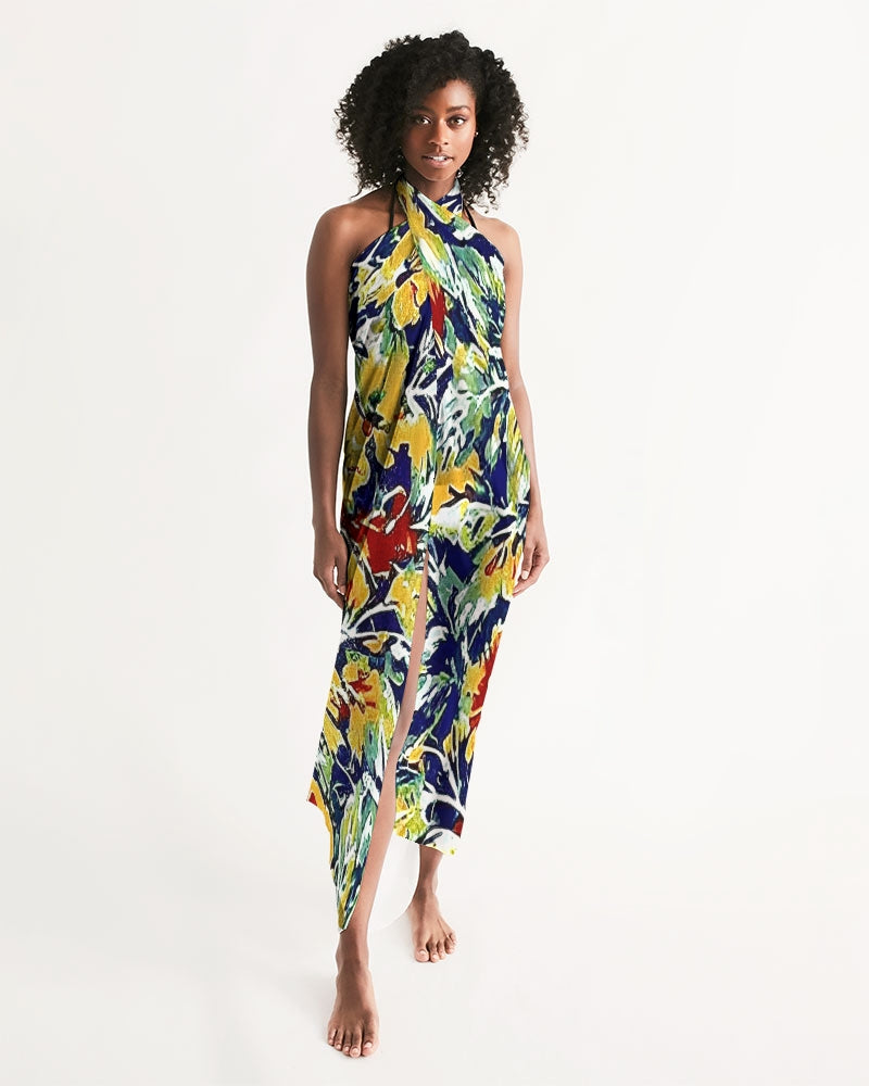 Painted floor design All-Over Print Swim Cover Up