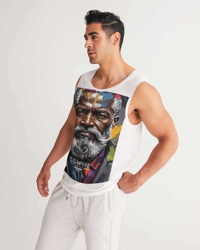 Black Knight Men's All-Over Print Sport Tank