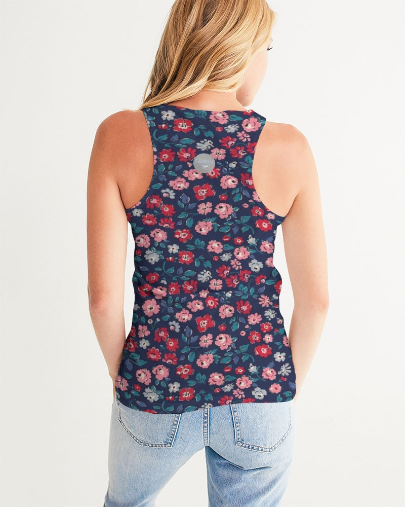 Midnight blue pretty glance.  Women's All-Over Print Tank