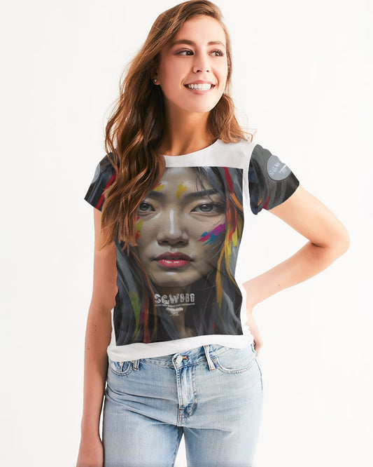 Asian Collection (Part 2 ) Women's All-Over Print Tee