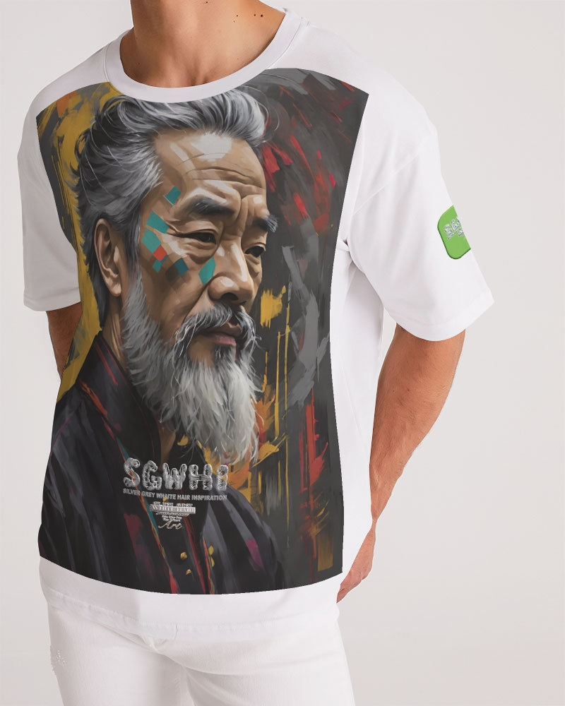 Asian Knight Men's All-Over Print Premium Heavyweight Tee