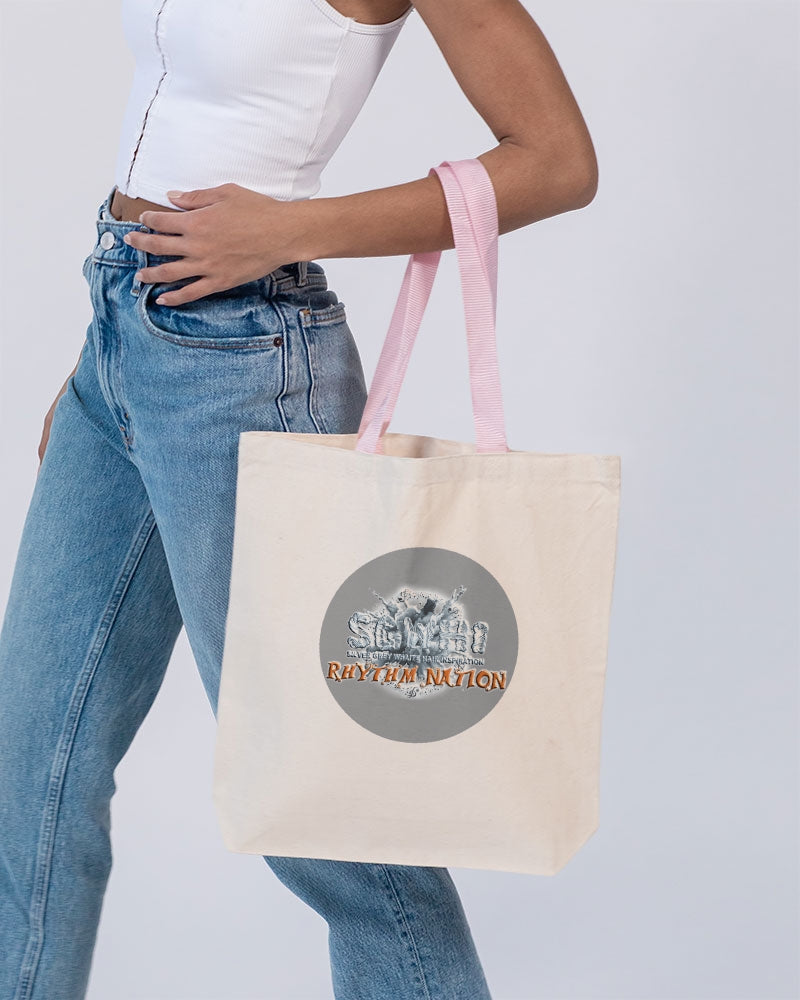 SGWHI Rhythm Nation & Mark Boyce Canvas Tote with Contrast-Color Handles | Q-Tees