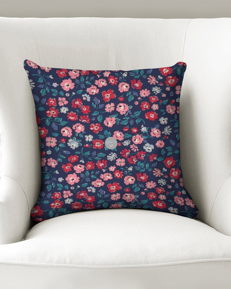 Midnight blue pretty glance.  Throw Pillow Case 16"x16"