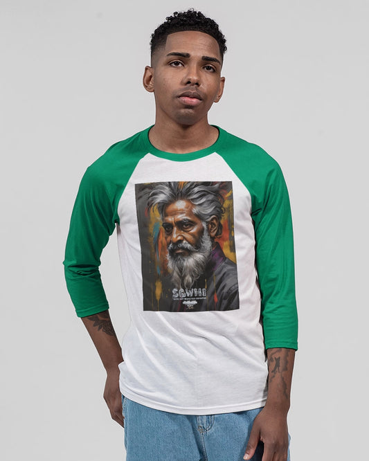 South Asian Knight Unisex Three-Quarter Sleeve Baseball Tee | Bella + Canvas