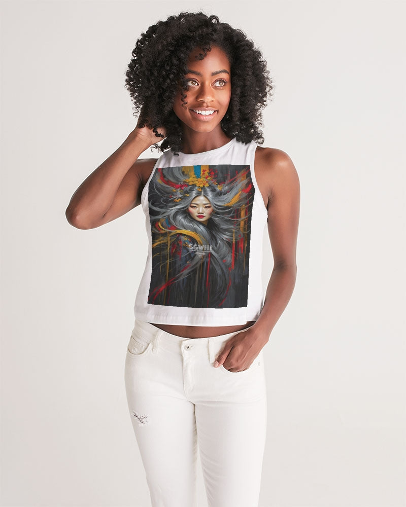 Asian collection [Part 1] Women's All-Over Print Cropped Tank