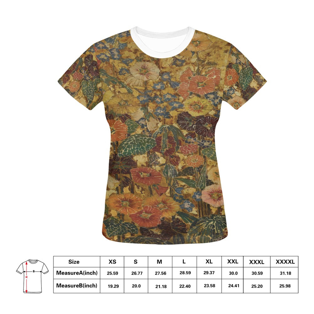 Women's All Over Print T-shirt (USA Size) (T40)