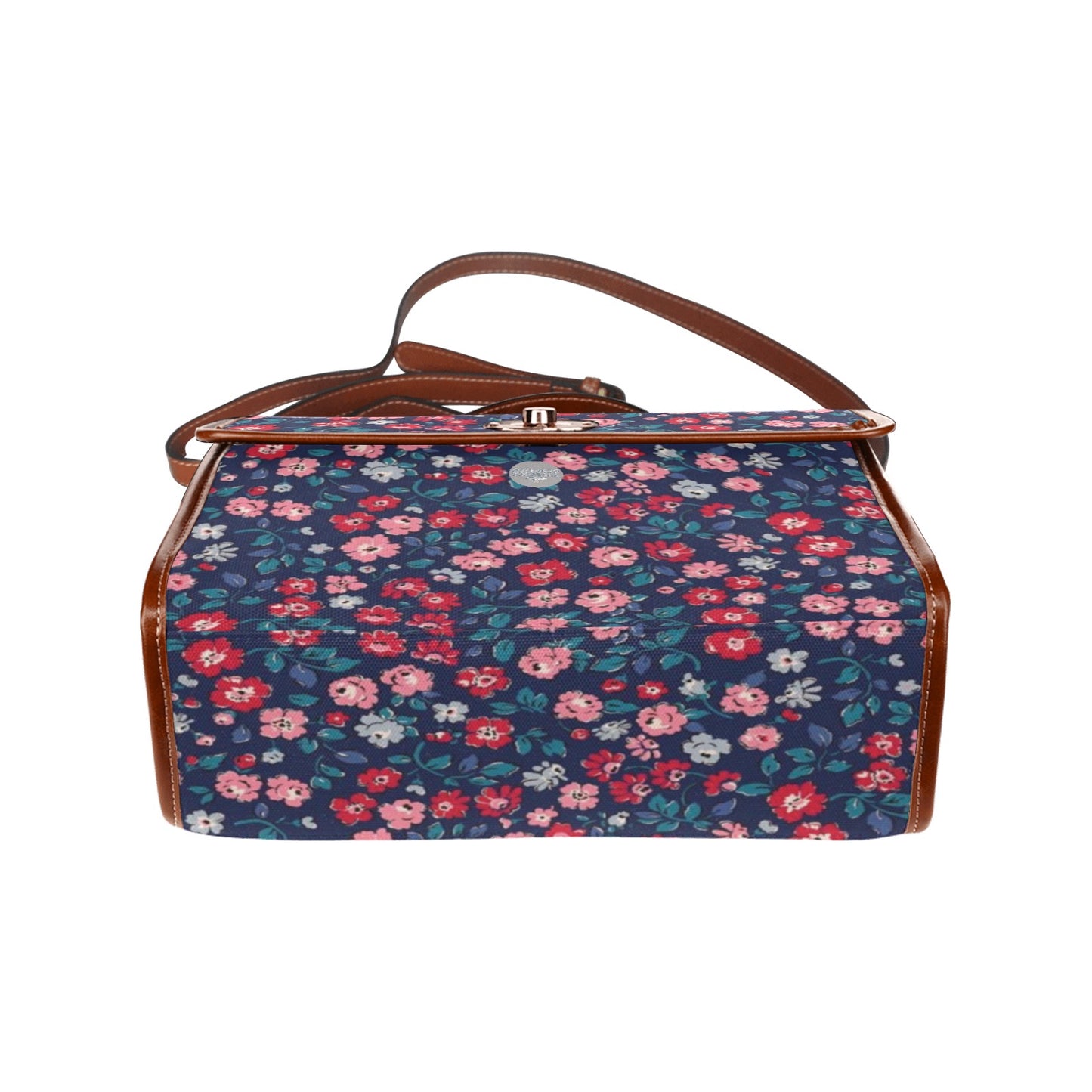 Waterproof Canvas Bag-Brown (All Over Print) (1641)