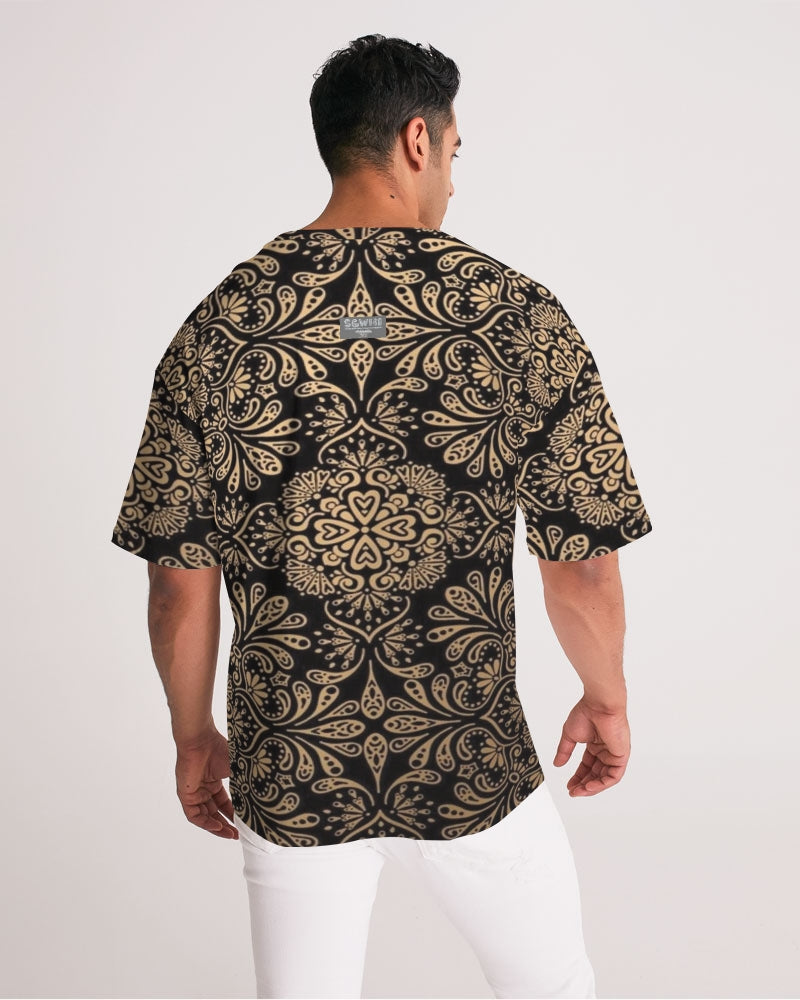 Man of Elegance Men's All-Over Print Premium Heavyweight Tee