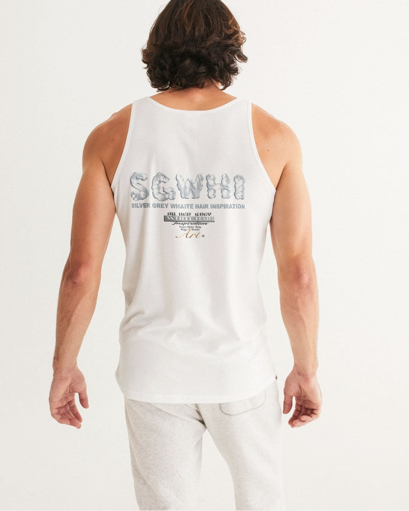 Black silver grey brother  Men's All-Over Print Tank