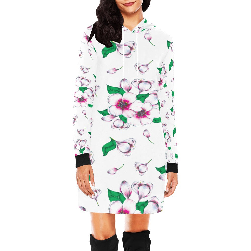 Women's All Over Print Hoodie Mini Dress (H27)